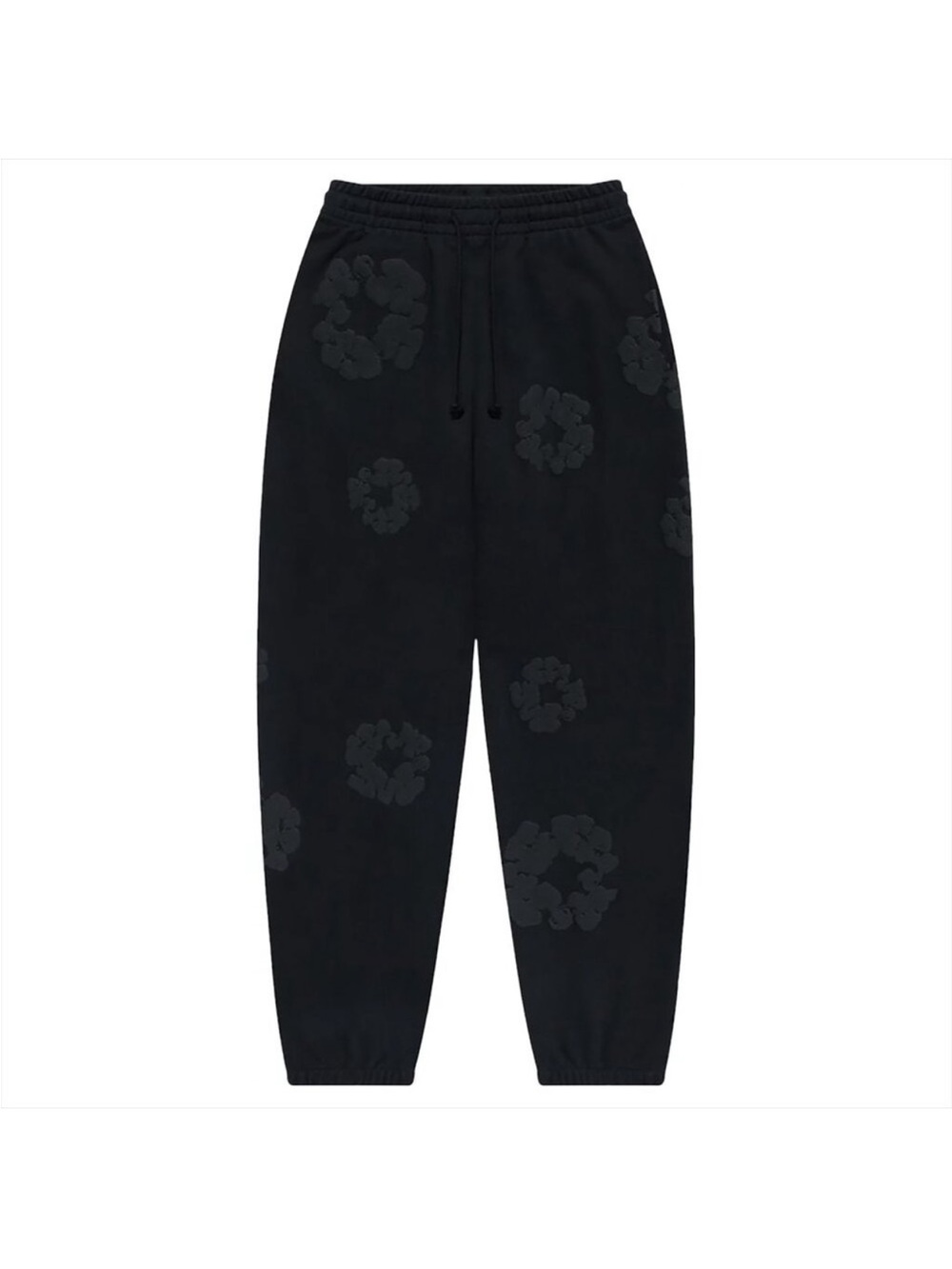 NEW Denim Tears The Cotton Wreath Sweatpants Black Monochrome XSmall Streetwear